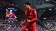 Virgil Van Dijk - 1st in most expensive EA FC 24 players list (Image via EA Sports)